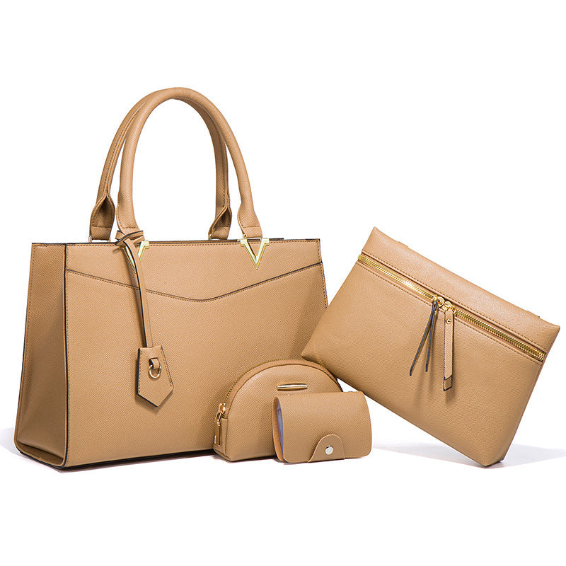 Large-capacity Four-piece Set Of European And American Fashion Handbags