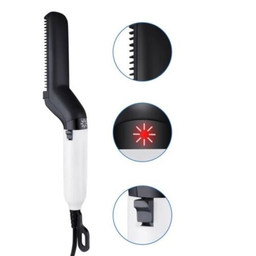 Hair Straightener Men Multifunctional Comb Curling Electric Brush Professional Hair Comb Brush Beard Straightener Hair Curler Fast Heating Styling Tools