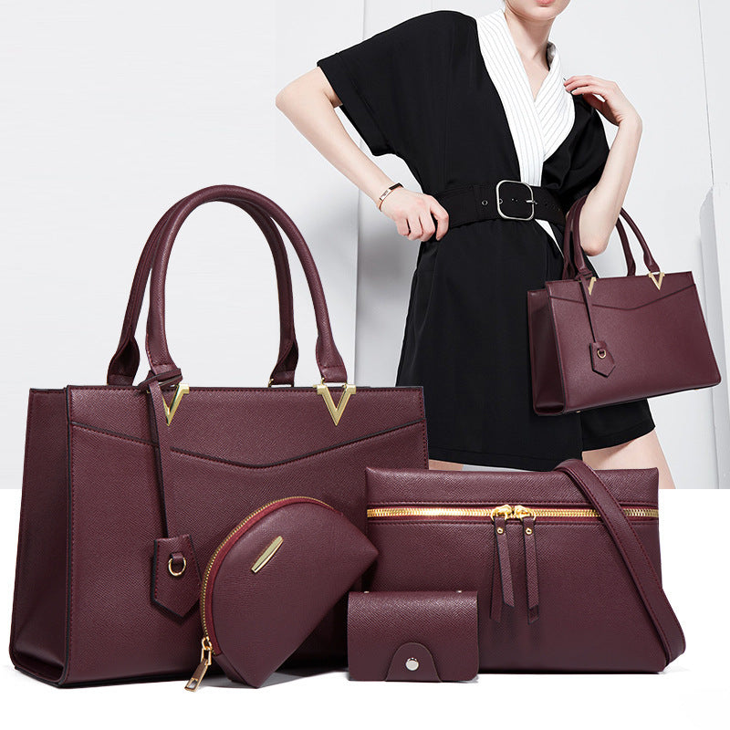 Large-capacity Four-piece Set Of European And American Fashion Handbags