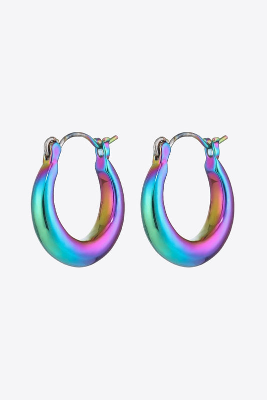 Darling Heart Multicolored Huggie Earrings