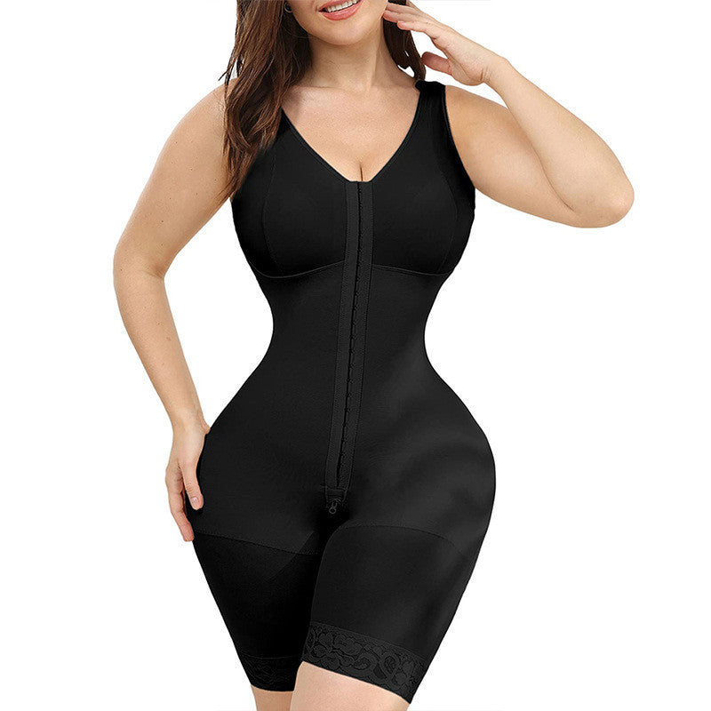 Vest Women's Bodysuit One Piece Zipper