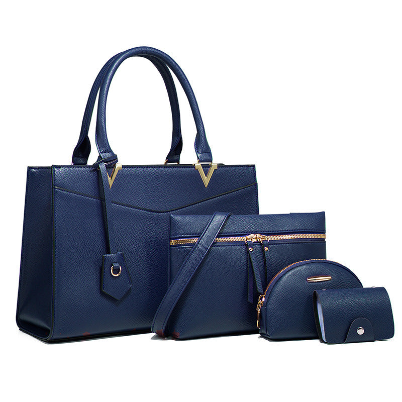 Large-capacity Four-piece Set Of European And American Fashion Handbags