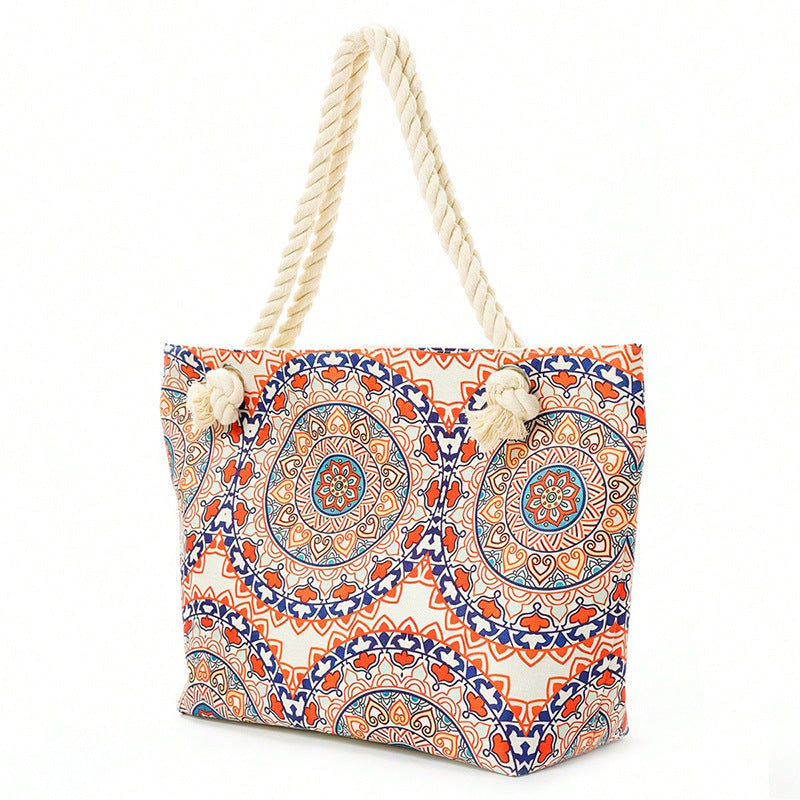 Geometric Large Capacity Multifunctional Tote