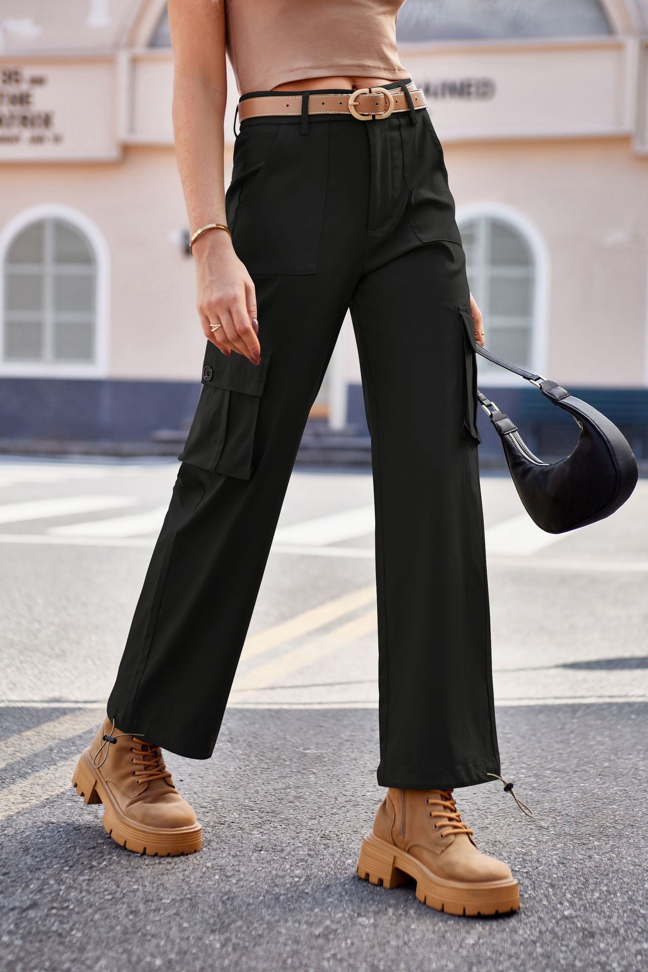 Mandy Drawstring Pants with Pockets