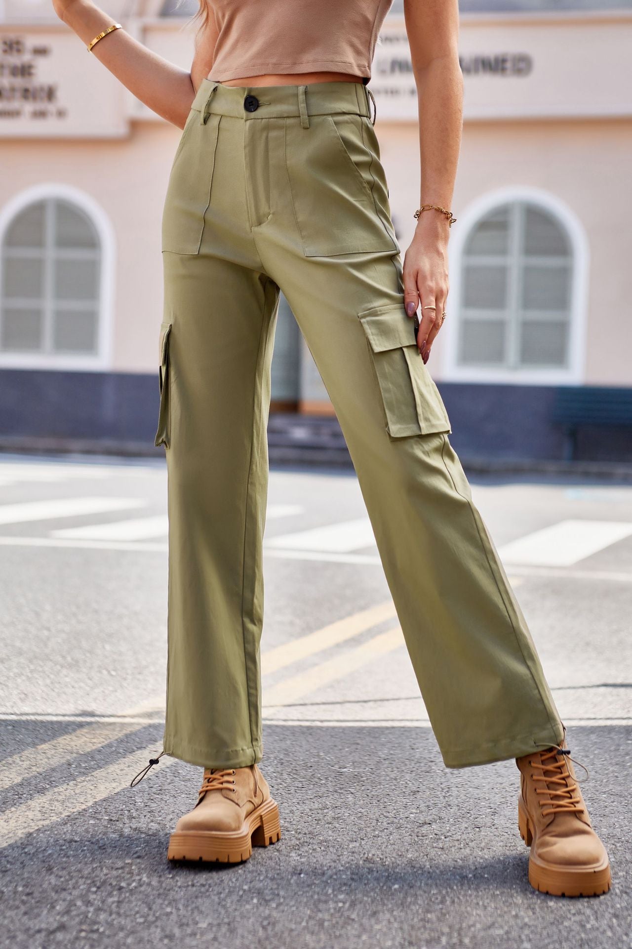 Mandy Drawstring Pants with Pockets