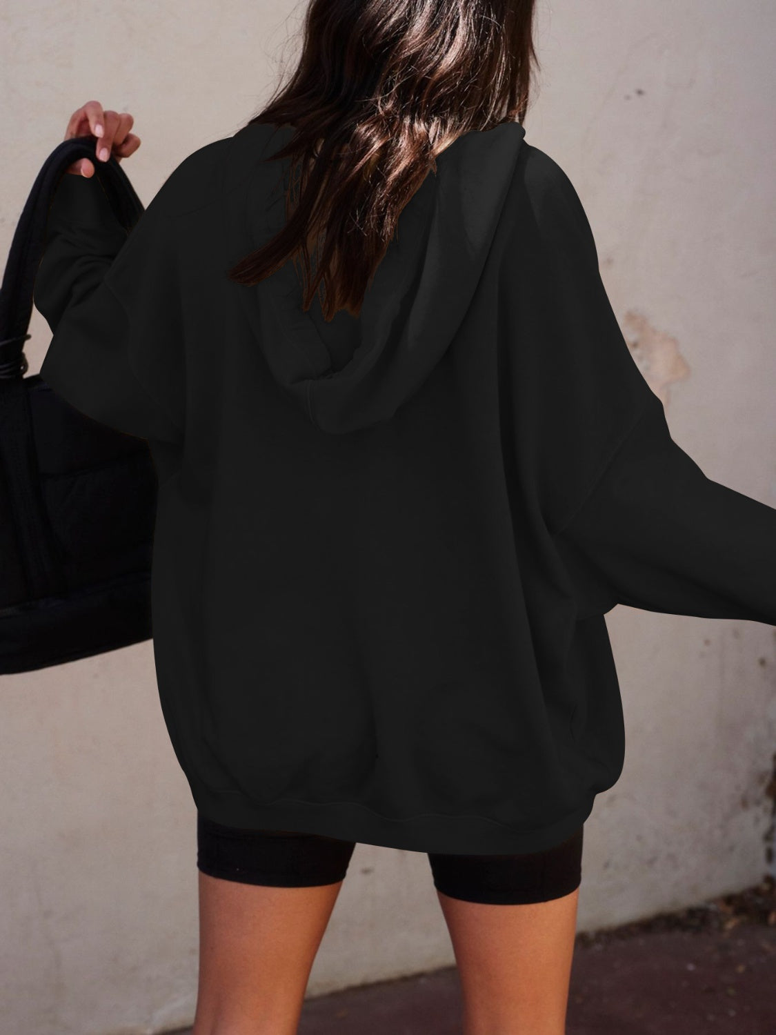 Lovelet Dropped Shoulder Long Sleeve Hoodie