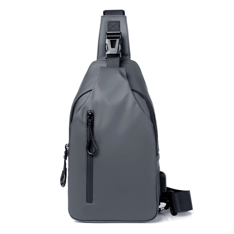 Black Sling Crossbody Backpack Shoulder Bag For Men Chest Bag