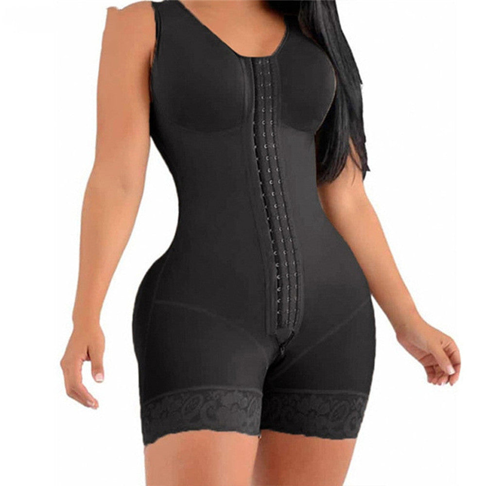 Vest Women's Bodysuit One Piece Zipper