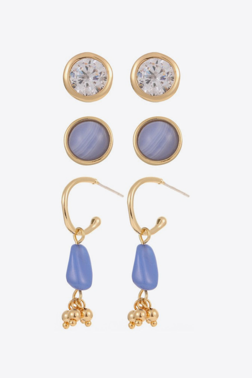 Stone Drop Earrings